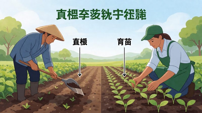 播种与育苗实操:直播还是先育苗? 示意图